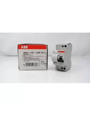 Interruptor diferencial Abb ds941 4.5ka 1pn c20 eb 042 9